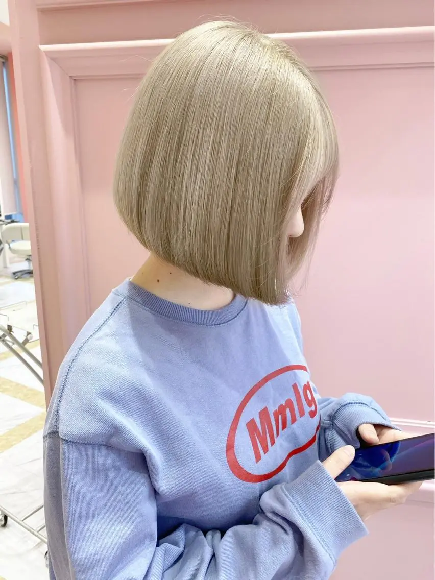 ショート Su-chi-🧴 /ミルクティーカラーのヘアスタイル