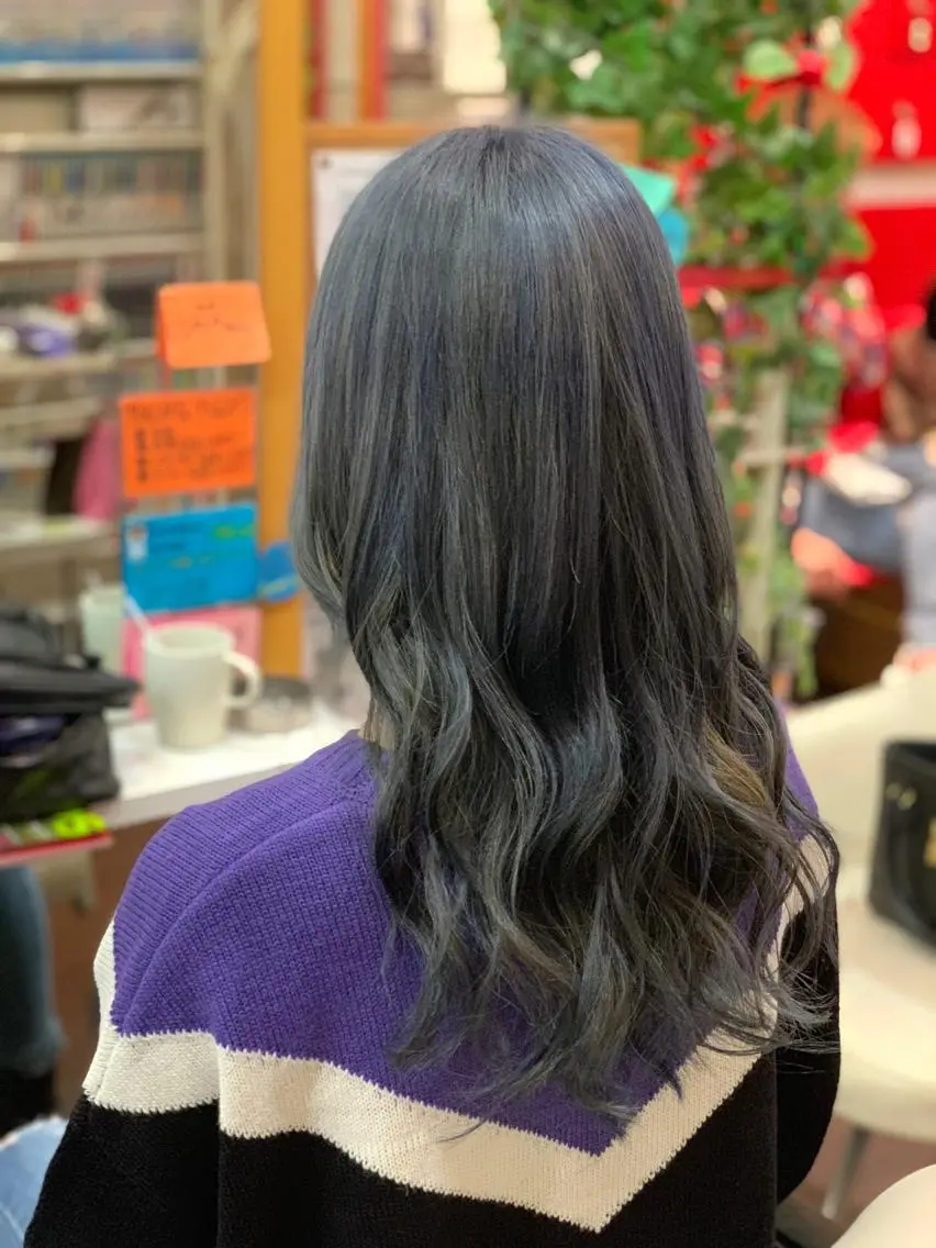 ロング ヘアカラー トリートメント たけい ゆうきのヘアスタイル