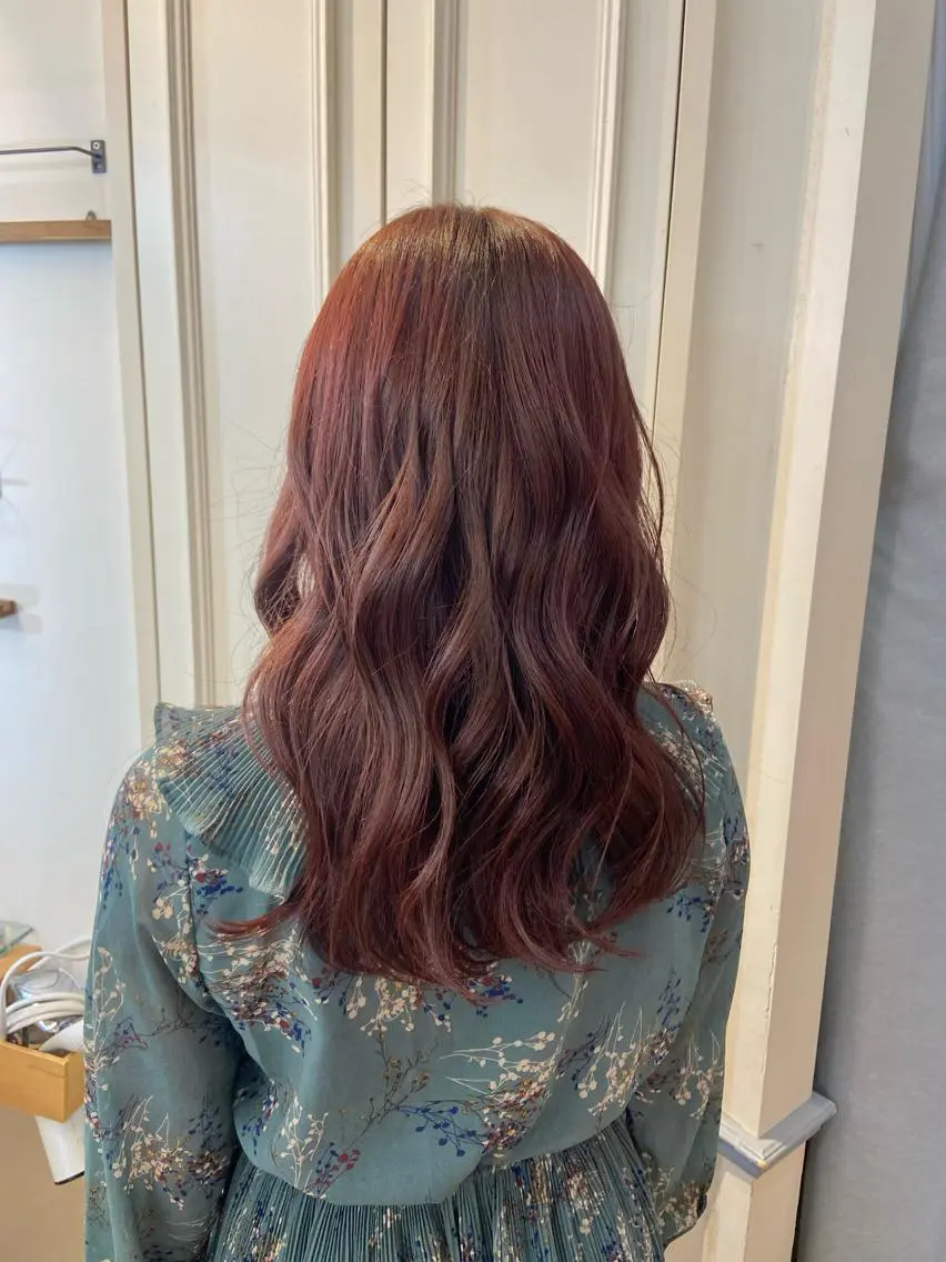 ロング カラー ラベンダーカラー ピンクカラー ピンクラベンダー カット ヘアカラー 🫧 nanaco🫧のヘアスタイル
