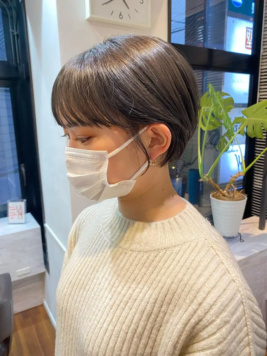 ショート カラー ヘアアレンジ MOE /Zina横浜2ndのヘアスタイル