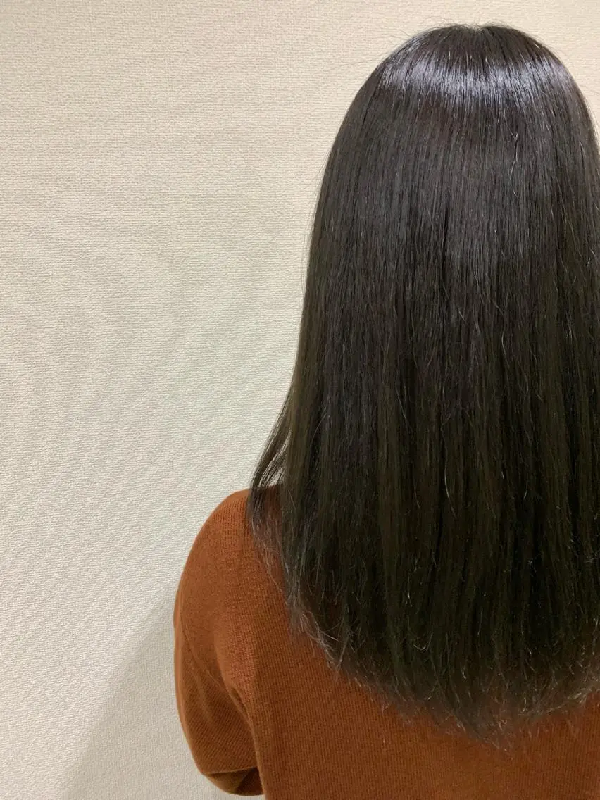 セミロング カラー グレージュ stylist Yukieのヘアスタイル