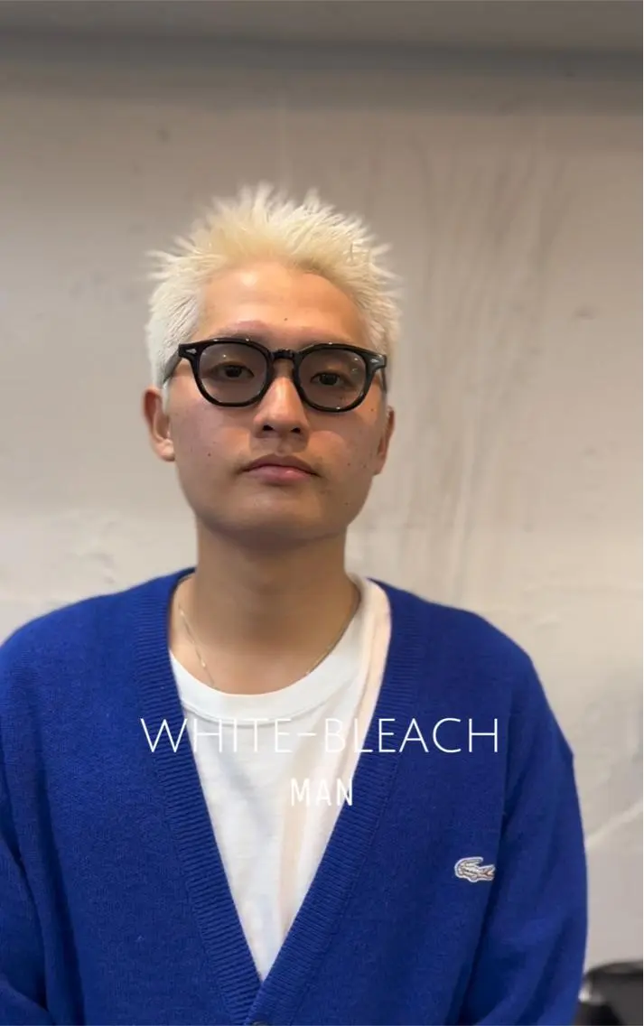 ショート カラー メンズ メンズブリーチ ブリーチ 松村 翔のヘアスタイル
