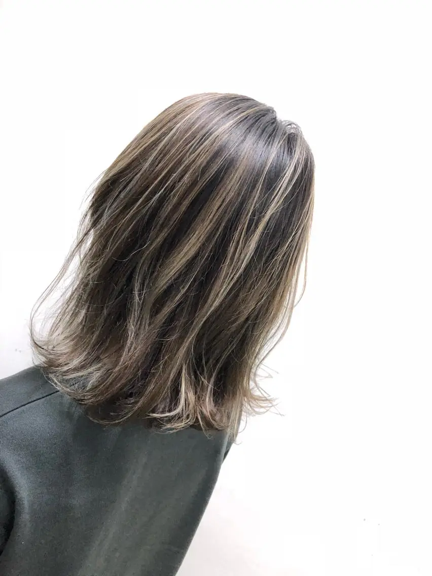 ミディアム カラー ヘアカラー トリートメント コレットヘアー 田中アヤノのヘアスタイル