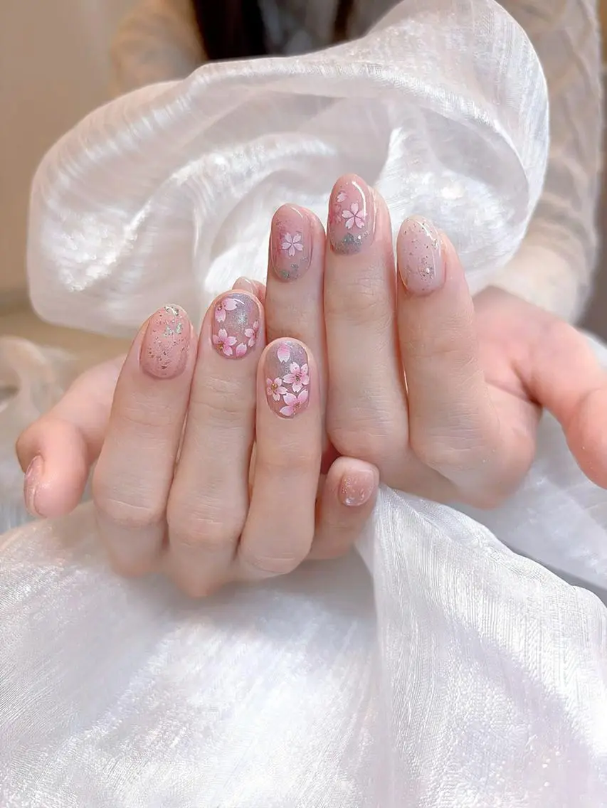 ネイル アートネイル 韓国ネイル ロングネイル スカルプネイル シンプルネイル ハンドネイル 🎀 ハヤ Nail 高田馬場店のネイルデザイン