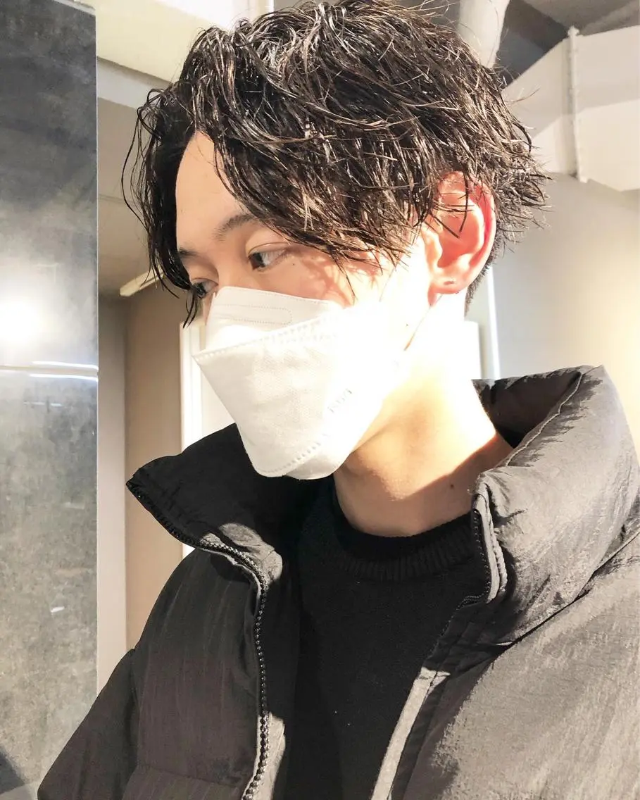 パーマ ヘアアレンジ メンズ カット パーマ トリートメント ヘアセット メンズ特化✂️栗原 侑也のヘアスタイル