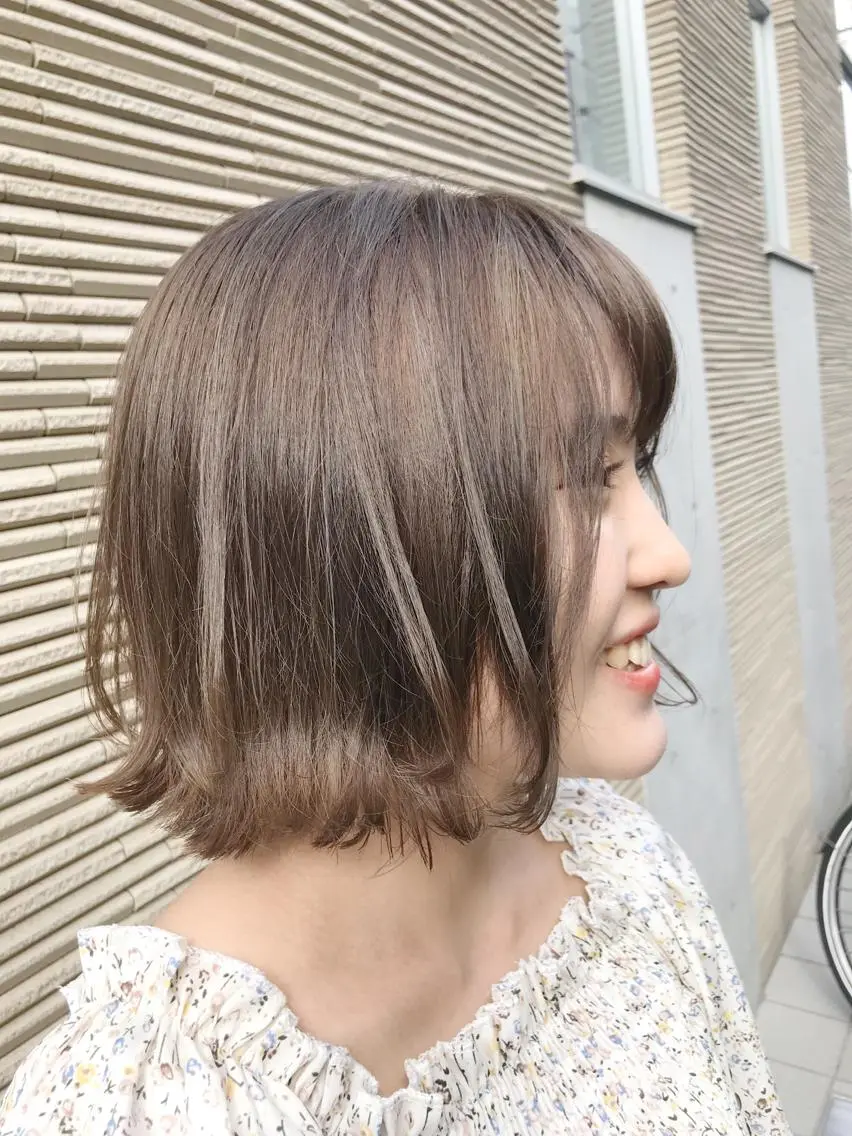カラー ご新規様限定 透明感カラーKANAのヘアスタイル
