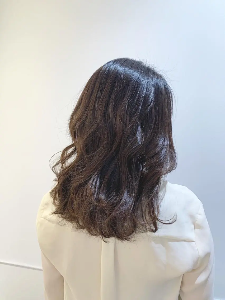 セミロング カラー ヘアカラー トリートメント ヘッドスパ 透明感カラー ボブ 髪と心を整える美容師のヘアスタイル