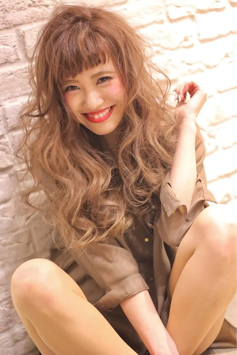 ロング パーマ 🌼圧倒的な口コミ数 BRAVE柏東口のヘアスタイル