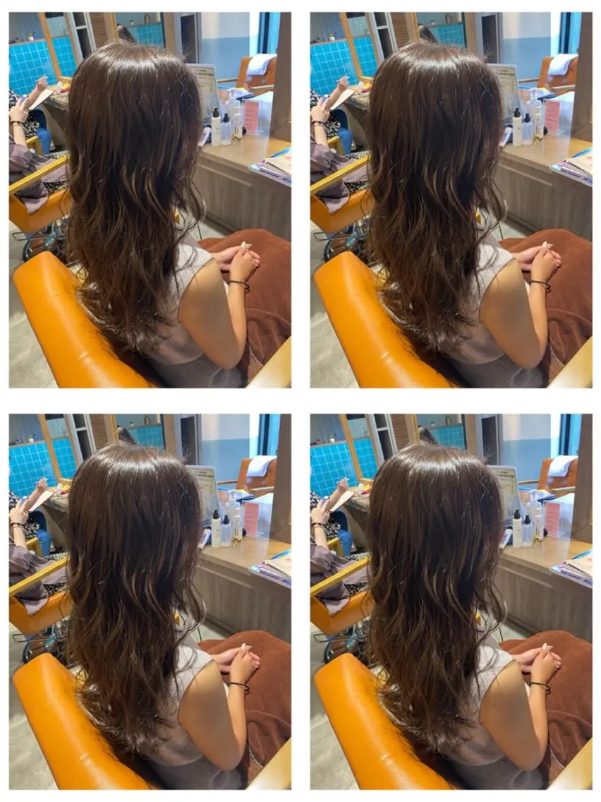 カラー カット 縮毛矯正 トリートメント 🩵盛れる顔周りヘア EMI🩵のヘアスタイル