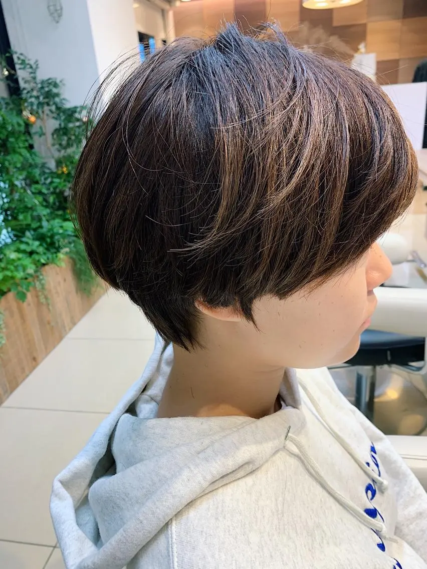ショート ショートヘア 中垣 南のヘアスタイル