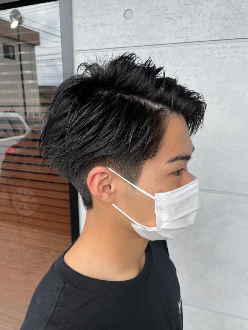 ショート パーマ メンズ メンズパーマ カット パーマ ヘアセット フウト/メンズカット /メンズパーマのヘアスタイル