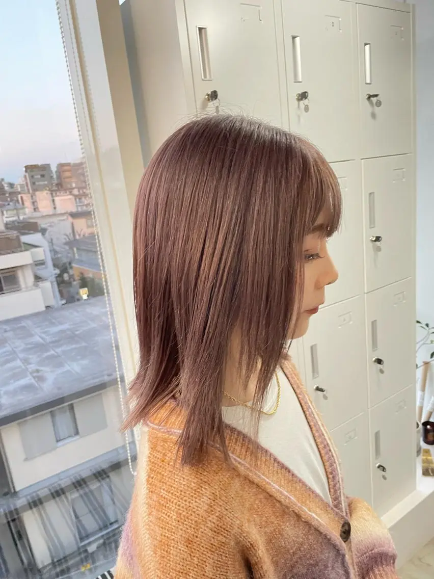 ミディアム ヘアカラー shun 原宿/表参道のヘアスタイル