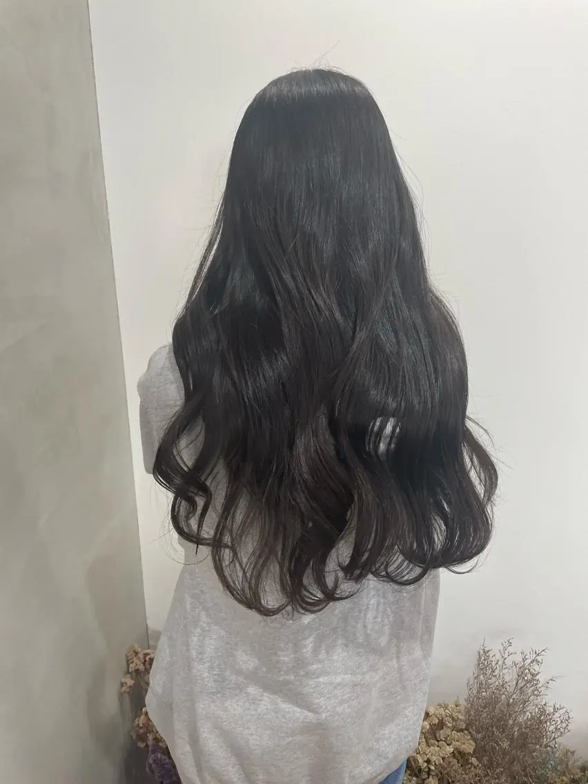 ロング カラー ヘアアレンジ coco♡ 韓国hairのヘアスタイル