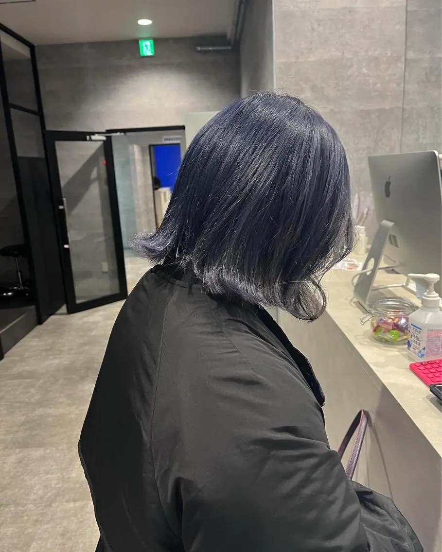 ミディアム カラー ブリーチ MIES amane(アマネ)のヘアスタイル