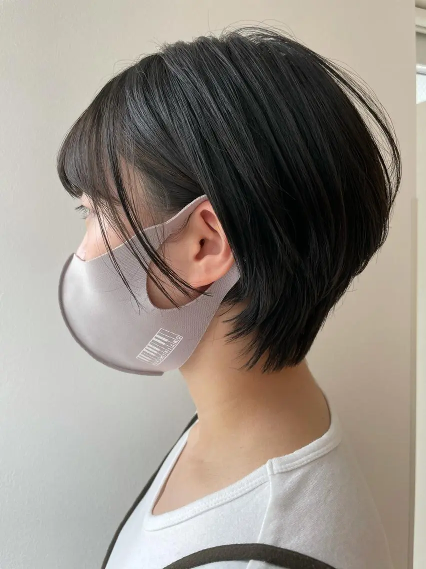 ショート 丸みショート ショートヘア カット ヘアカラー 店長福島成美/髪質 改善縮毛矯正/カラーのヘアスタイル