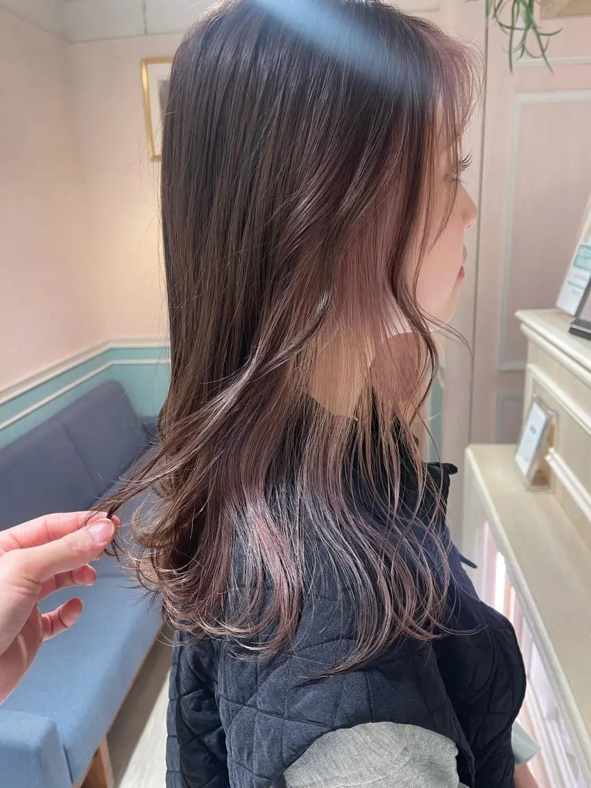ロング カラー ヘアアレンジ レイヤー&カラー 人気美容師倉崎涼のヘアスタイル