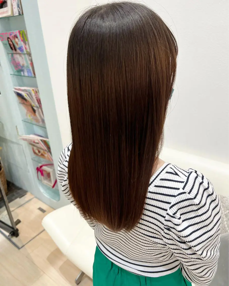 ミディアム カラー パーマ ヘアアレンジ トリートメント 堀井 凌平のヘアスタイル