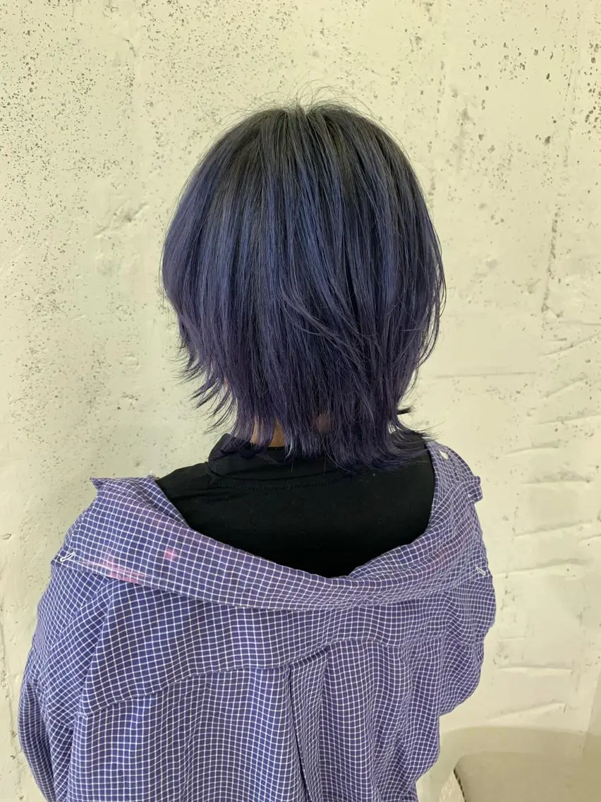 ショート カラー 透明感ハイトーン🦄 キラ🌈のヘアスタイル