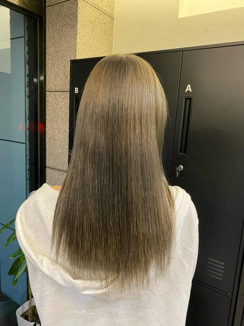 ロング カラー トリートメント 西田辺/ タカスナオヤのヘアスタイル