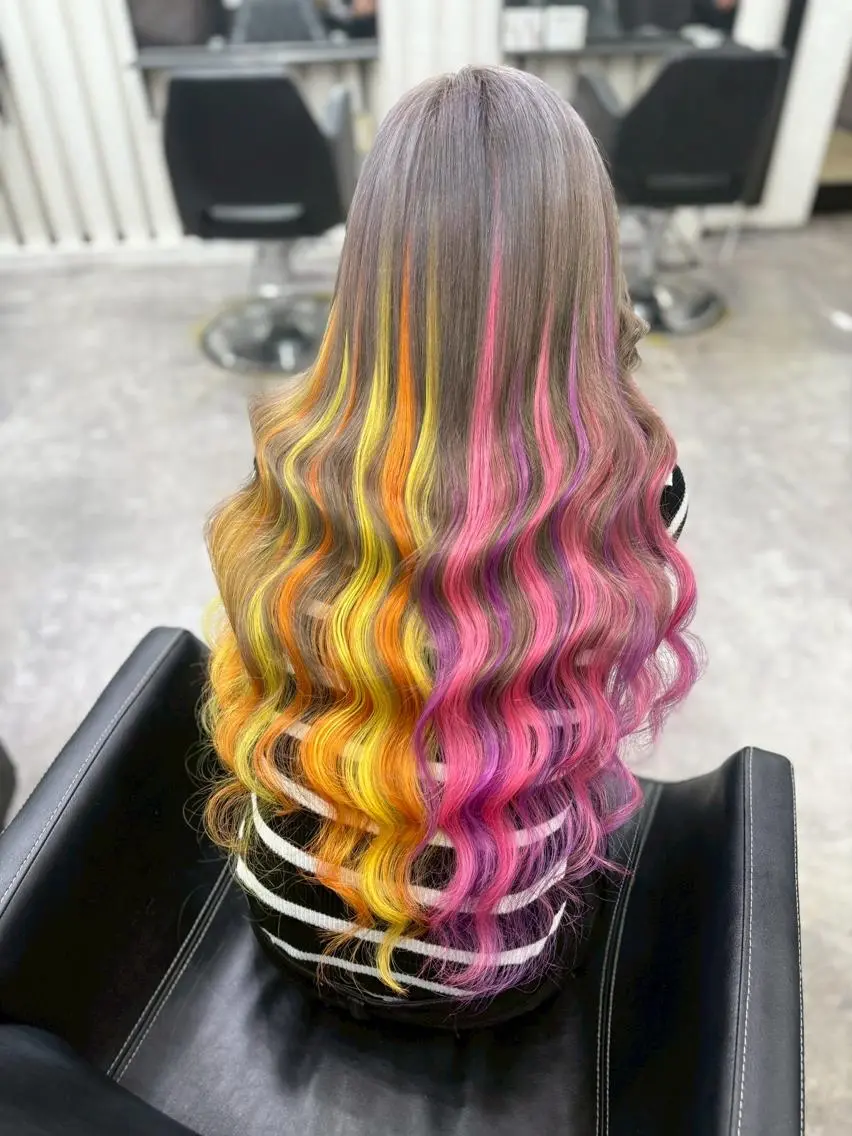 ロング エクステ RIN シールエクステのヘアスタイル