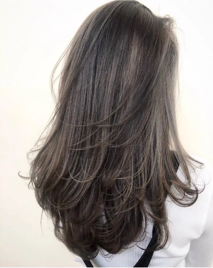 セミロング カラー 髪質改善サロン ARCHE野瀬冬馬のヘアスタイル