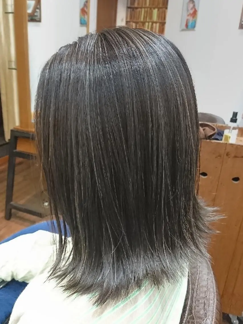ミディアム カラー パーマ ヘアアレンジ メンズ メンズハイライト グラデーションカラー ハイライトカラー ハイライト まとまり💯悩み改善 ★松本尚弥★店長のヘアスタイル