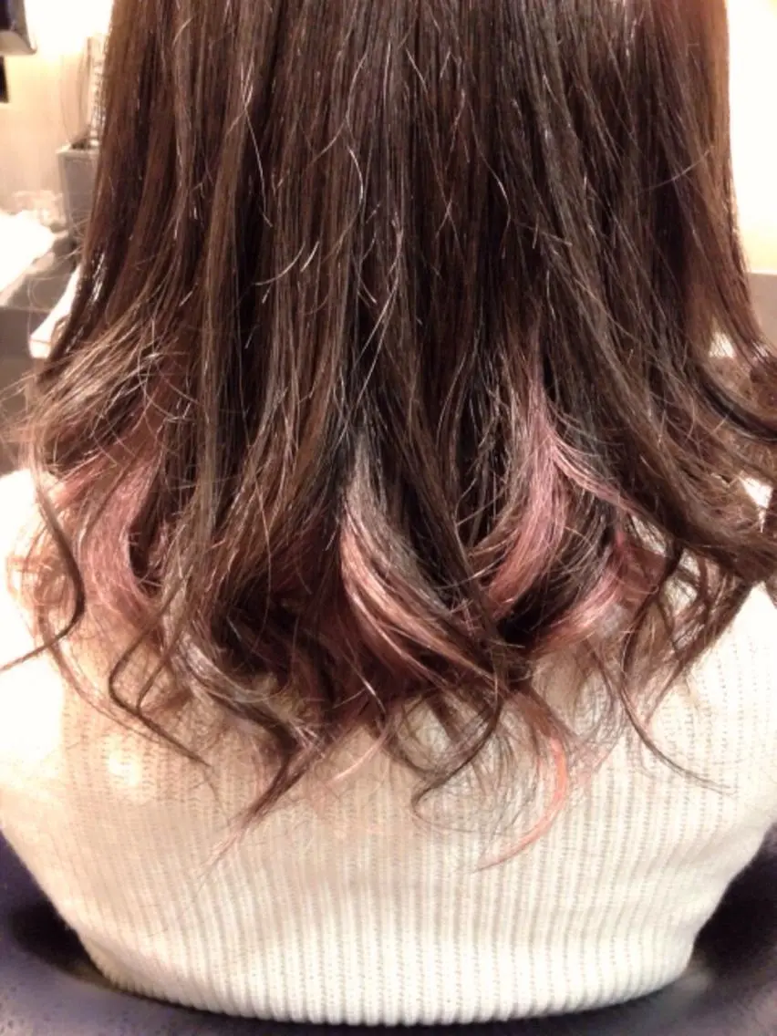 ミディアム カラー バイオレットカラー 熊谷 奈菜のヘアスタイル