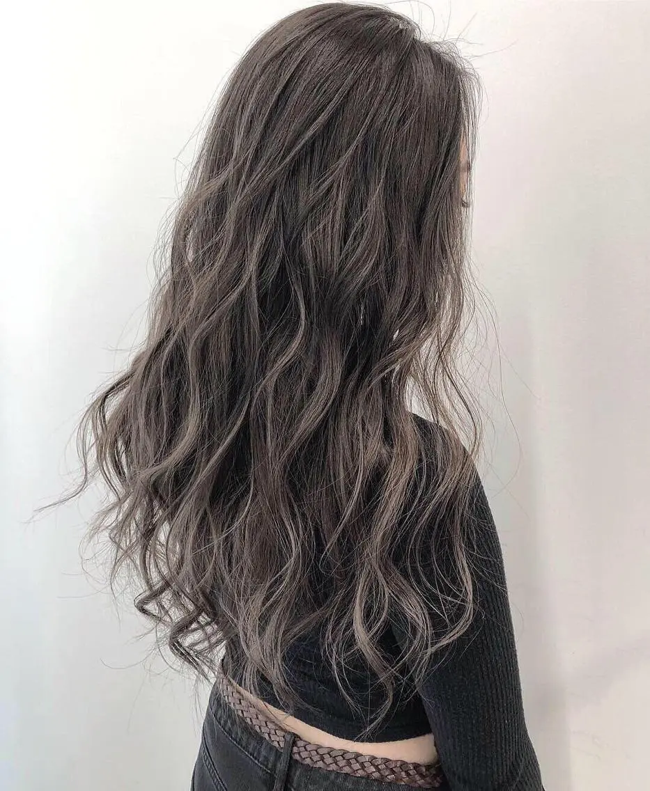ロング カラー ヘアアレンジ アディクシーカラー 透明感カラー 【公式】amble luxe池袋東口🩷のヘアスタイル