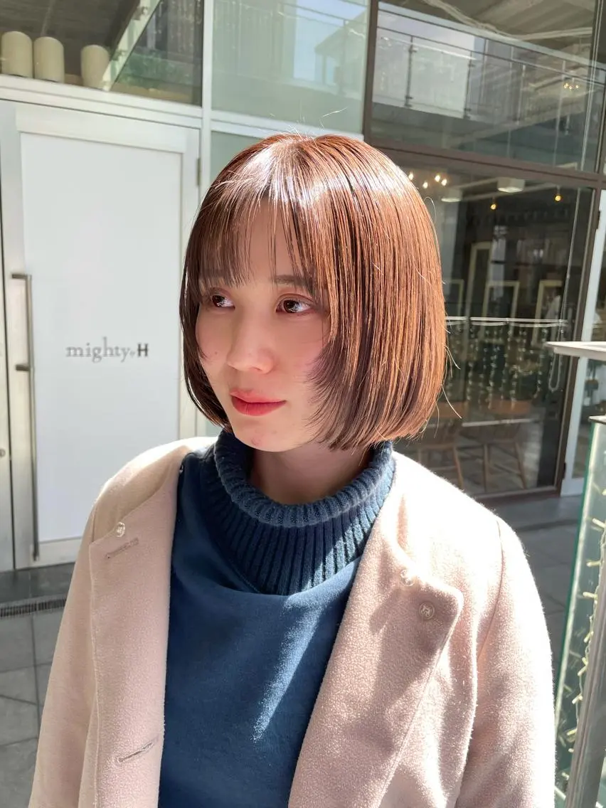 ショート 不破一輝/栄/矢場町 ボブ/レイヤー/艶髪のヘアスタイル
