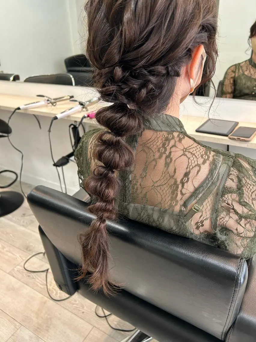 カラー ヘアアレンジ 代表🎀 ふわモテ愛 され髪🩷yumiのヘアスタイル