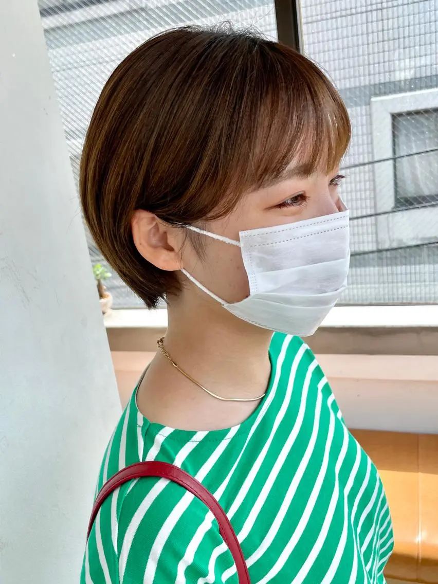 ショート カラー ショート・ボブ 徳竹淳一のヘアスタイル