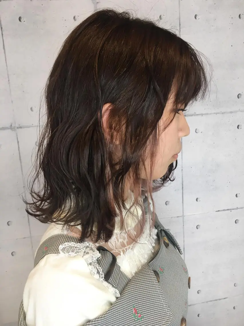 ミディアム カラー 韓・中華美女ヘア 🇰🇷×🇨🇳のヘアスタイル