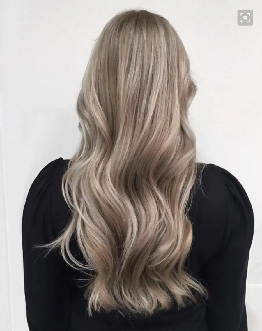 ロング カラー パーマ ヘアアレンジ 大阪レミーエクステ チビ編み込みのヘアスタイル