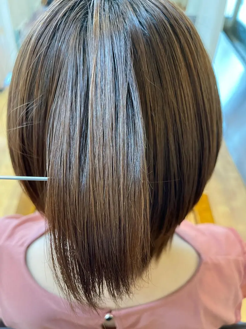 ショート 縮毛矯正 トリートメント 梶谷 和希のヘアスタイル