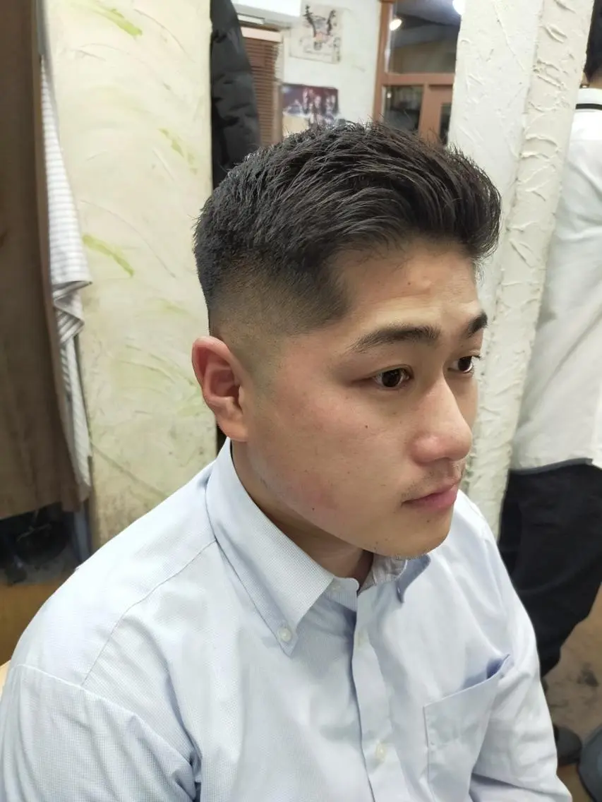 ショート メンズ 男を磨く Barber オオキのヘアスタイル