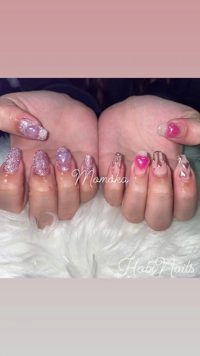 ネイル アートネイル ワンカラーネイル Momo nailsalonのネイルデザイン