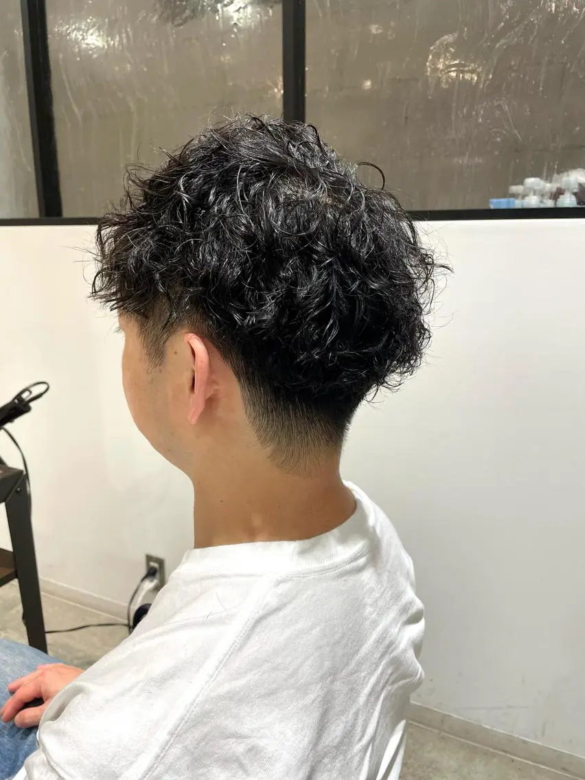 パーマ メンズ カット 奥東巧真 /パーマスタイル✨のヘアスタイル