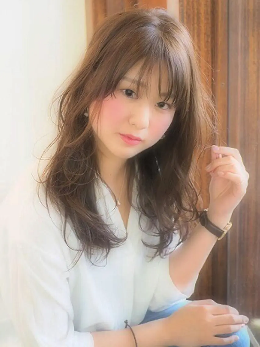 ミディアム パーマ カット トリートメント grand juteのヘアスタイル