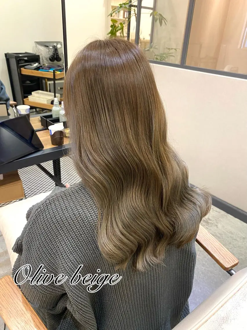 セミロング カラー 韓国風ヘア 【eimee】 店長✂️TAKUMAのヘアスタイル