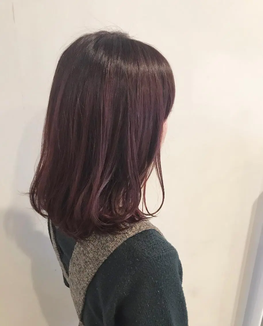 ミディアム カラー ブリーチ ラベンダーカラー ブリーチなしカラー ピンクカラー mayo 🐄🌈のヘアスタイル
