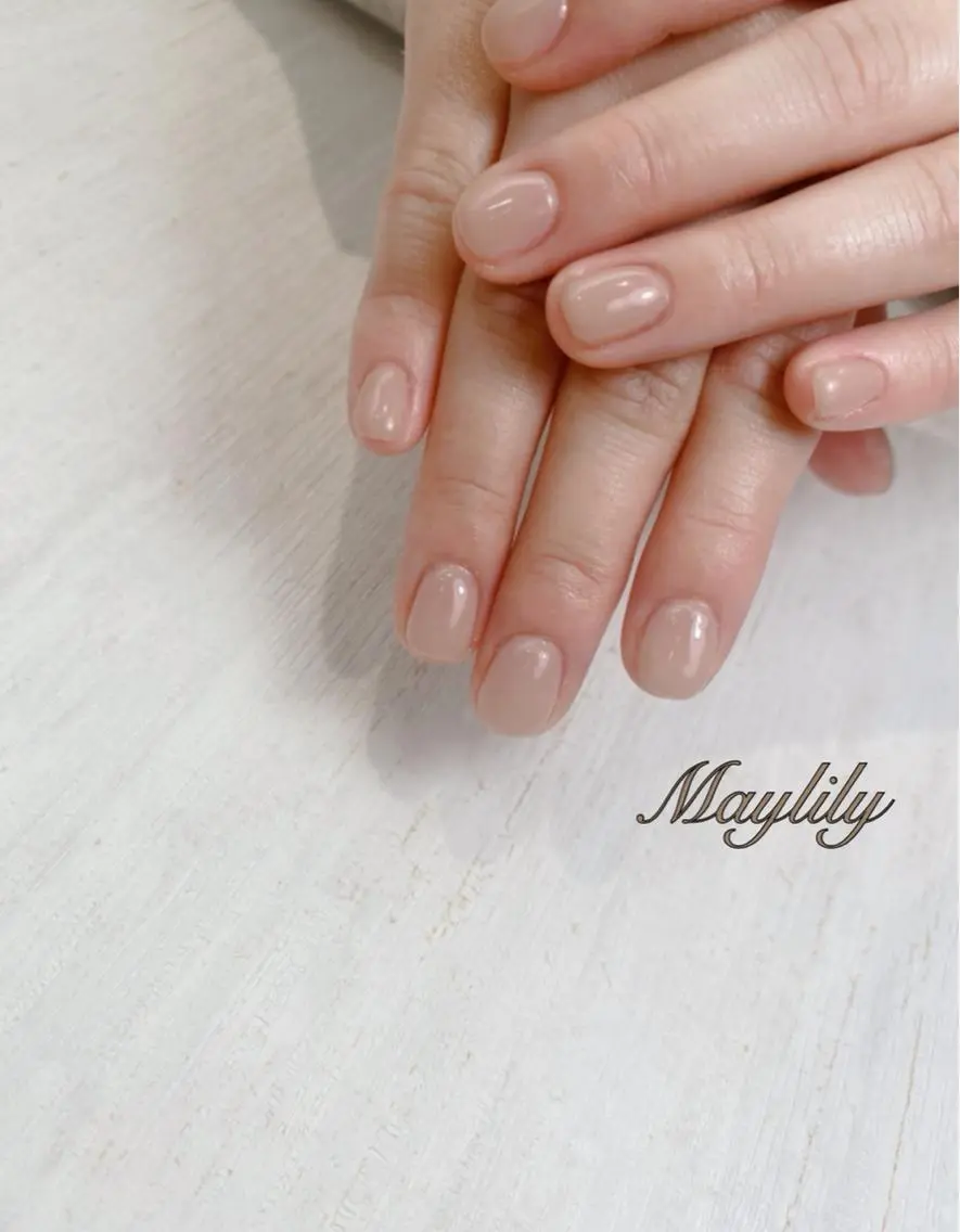 ネイル ワンカラーネイル Nail salon Maylilyのネイルデザイン