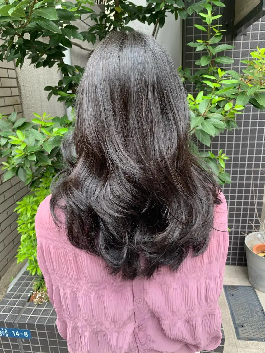 セミロング カット ヘアカラー トリートメント 🌟美髪縮毛矯正🌟 吉田冴一のヘアスタイル