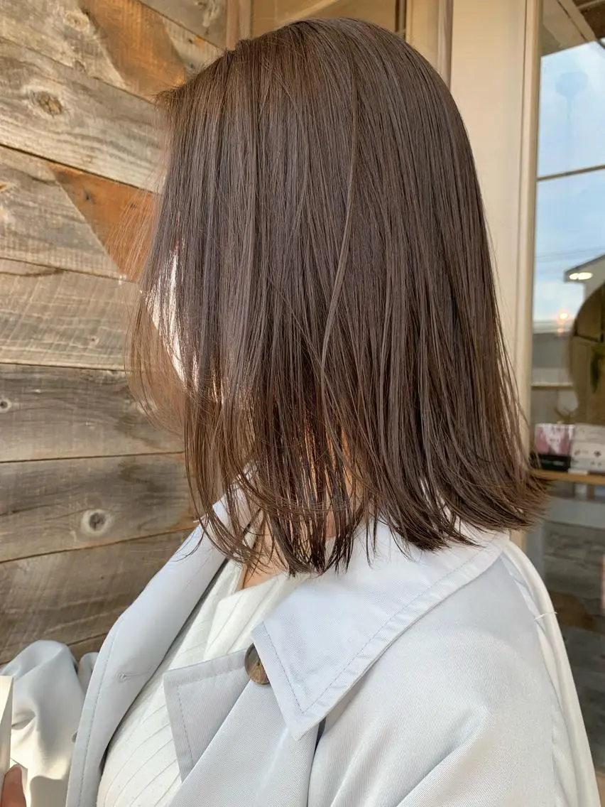 ミディアム トリートメント カワサキ マホのヘアスタイル