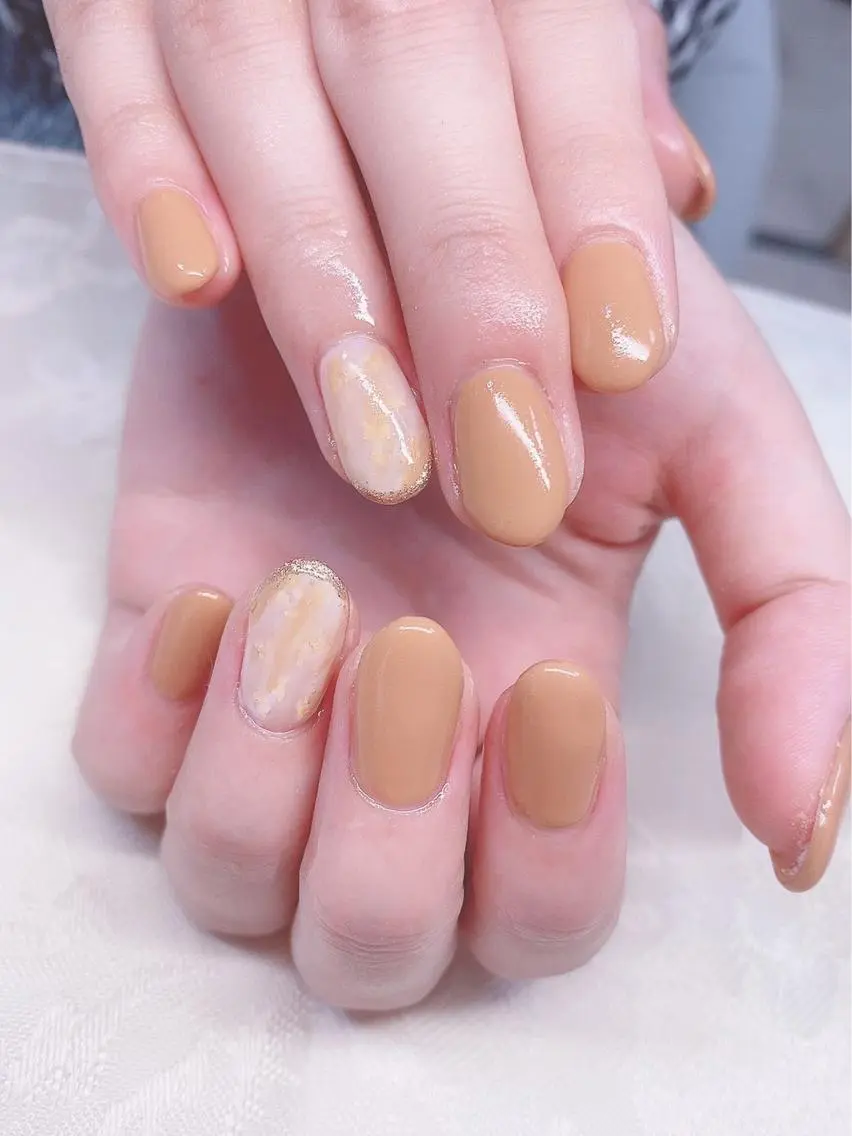 ネイル フットネイル グリーン オフィスネイル ワンカラーネイル 春ネイル Lily Blancheのその他イメージ