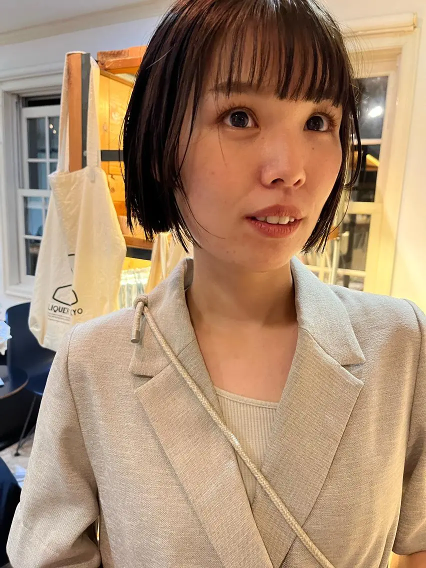 ショート カラー eri kinjoのヘアスタイル