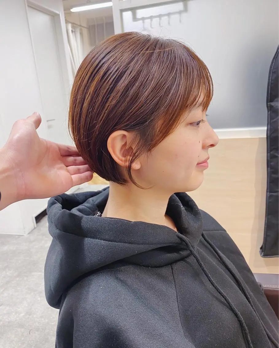 ショート カラー カット ヘアカラー トリートメント 🟩白髪ぼかし ショート/大司のヘアスタイル