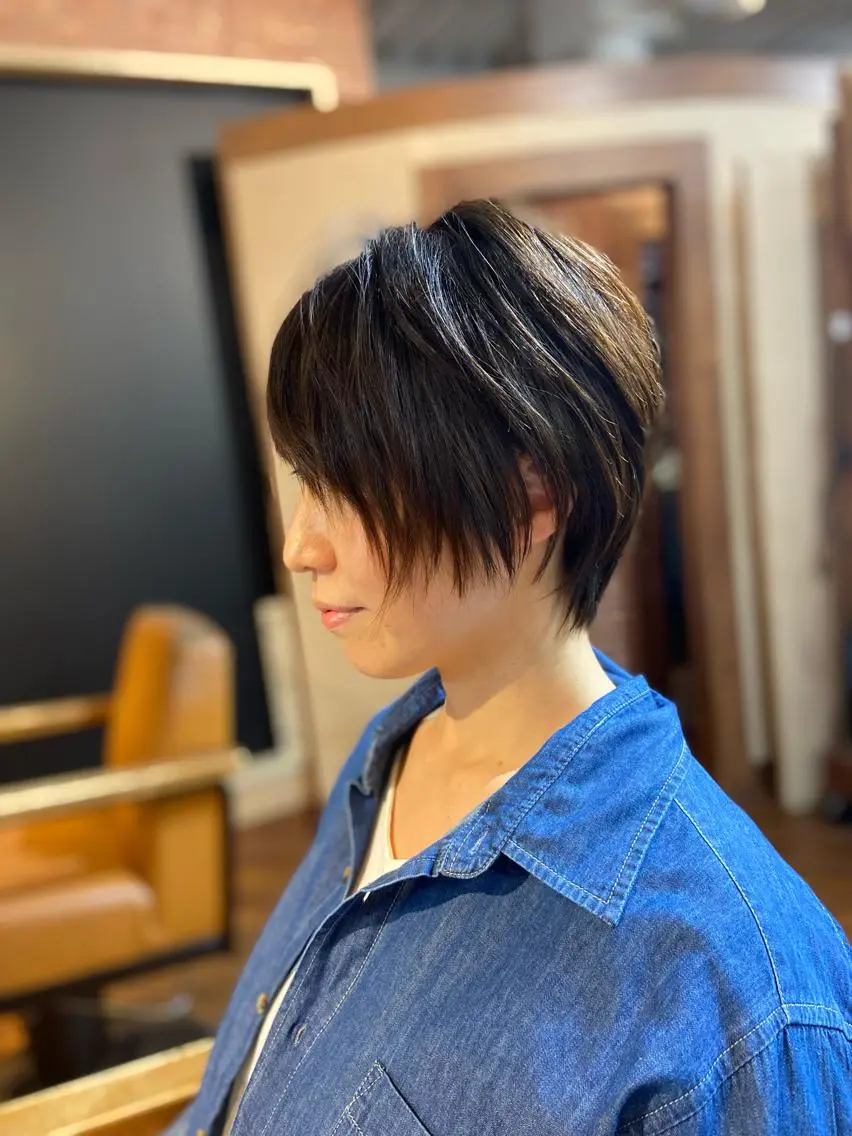 ショート ショートヘア 艶髪/髪質改善/ レイヤー/鈴木慎一のヘアスタイル