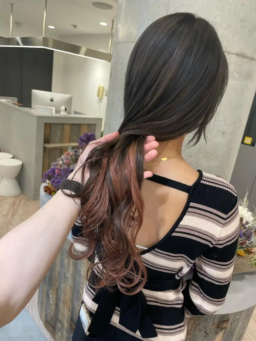 ロング カラー ヘアカラー Loob.TOKYO MIYA🌈のヘアスタイル