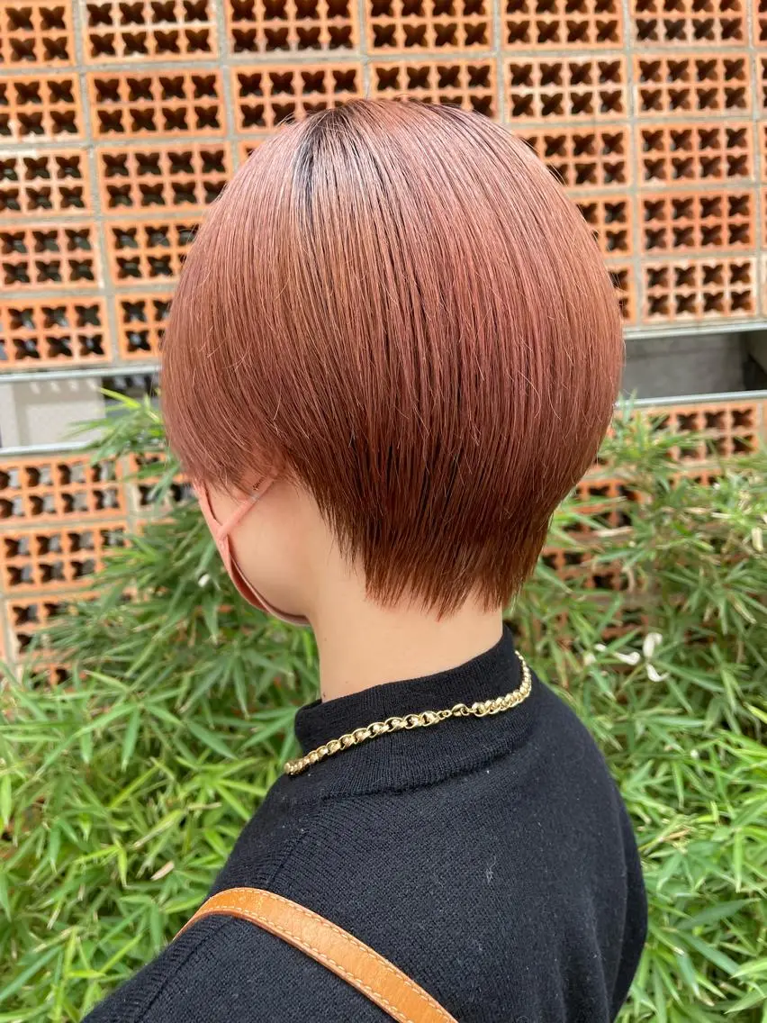 ショート カラー 吉田一輝 外国人パーマのヘアスタイル