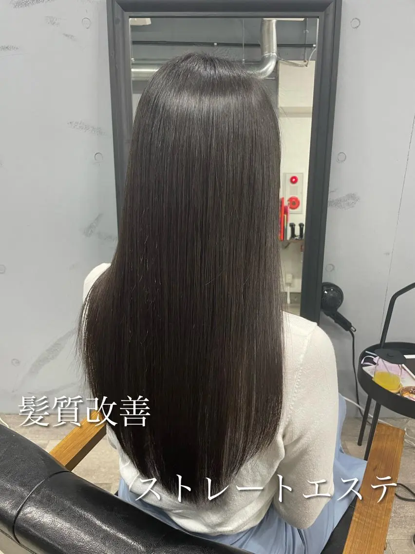 ロング 髪質改善 縮毛矯正 カット パーマモデル募集中 ✨Ukyoのヘアスタイル